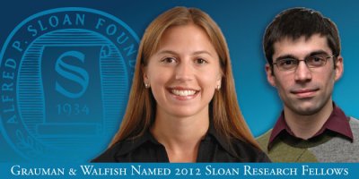 Grauman and Walfish Named 2012 Sloan Research Fellows